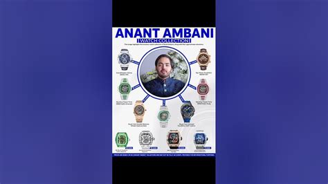 anant ambani watch collection